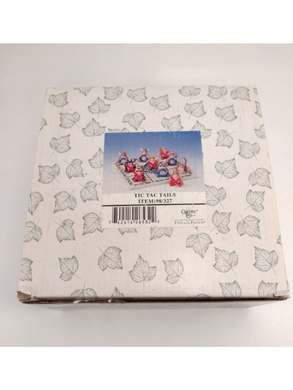 Fitz & Floyd Charming Tails Tic Tac Tails Mouse Signed 98/327 Limited Edition